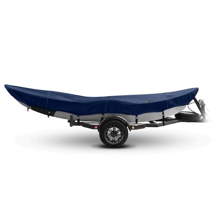 Eevelle Boat Cover DRIft BOAT, Outboard Fits 16ft L up to 84in W Navy WSDFT1684B-NVY